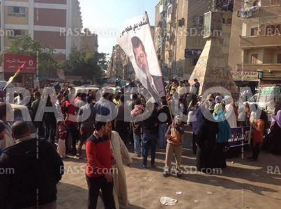 وقفة لشباب ضد الانقلاب بسمالوط رفضا للدستور الانقلابى