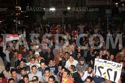 وقفة لدعم الشرعية ورفض الانقلاب ببورسعيد