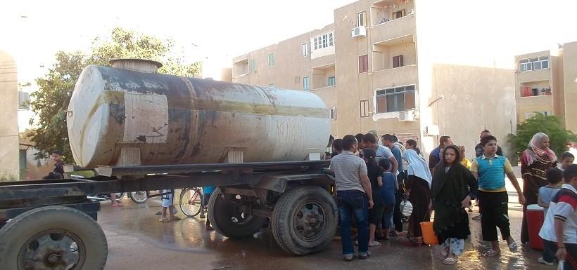 انقطاع المياه عن بعض مناطق القناطر الخيرية