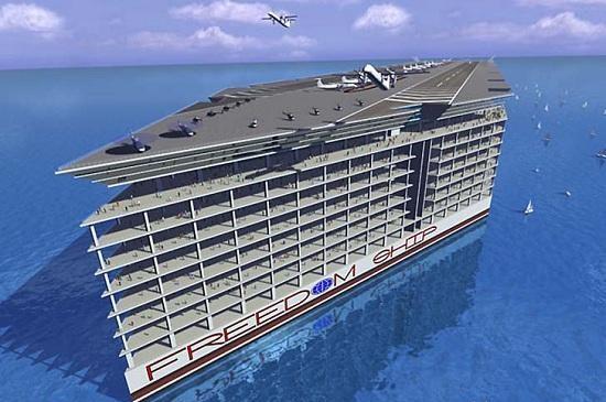 تصميم مدينة عائمة بها 17 ألف وحدة سكنية