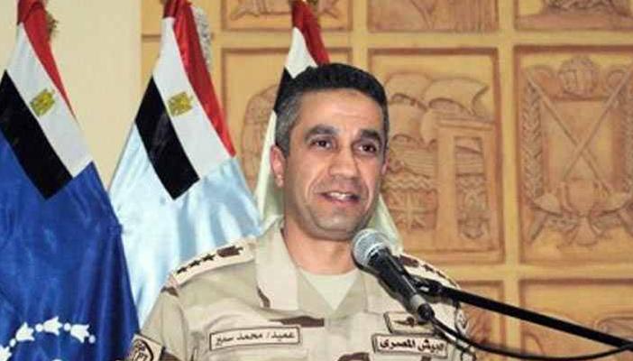 المتحدث العسكري: الجيش يقتل أحد المتورطين في قتل ضابط شرطة بالعريش