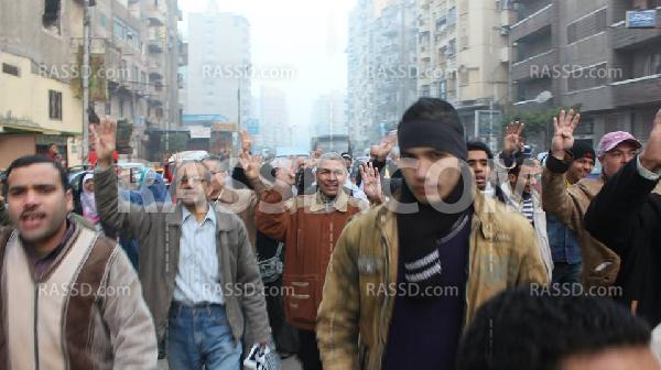 حركة 7 الصبح تتظاهر بالإسكندرية في بداية أسبوع الغضب