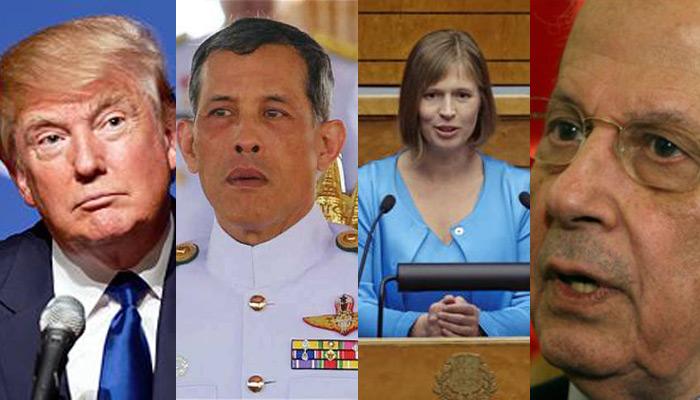 18 رئيسًا وملكًا تزعموا بلادهم في 2016