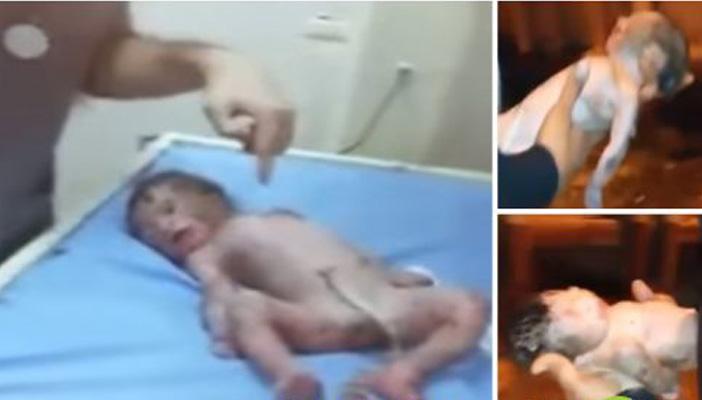 بالفيديو.. قصة إلقاء مولود من حمام الطابق الثالث بمستشفى طنطا