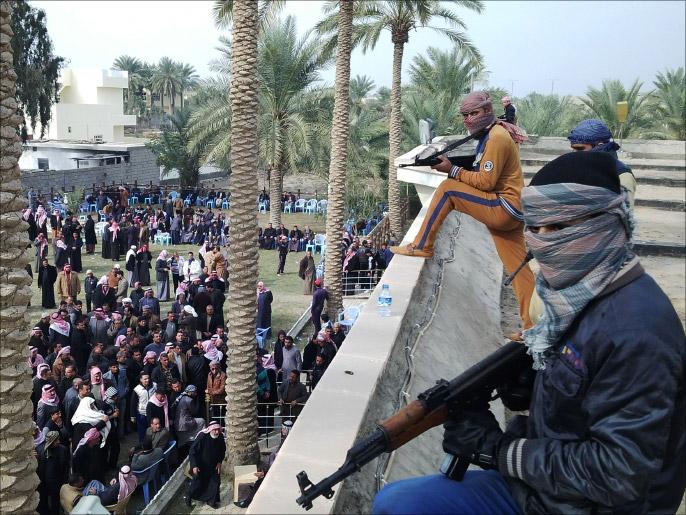 اقتحام ساحة الاعتصام بالرمادي بعد اتفاق للتهدئة