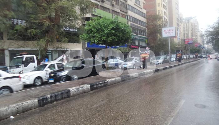 موجة برد وأمطار تغرق القاهرة والجيزة