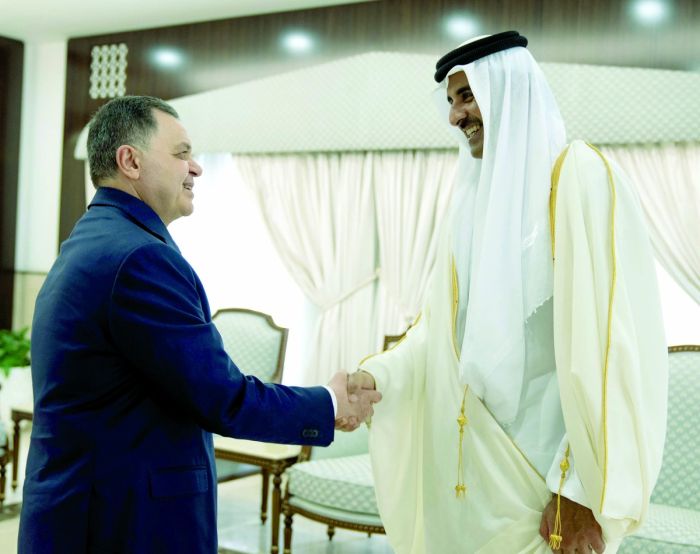 أمير قطر ووزير الداخلية المصري