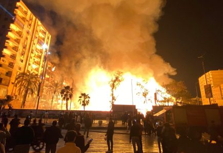 حريق الأهرام